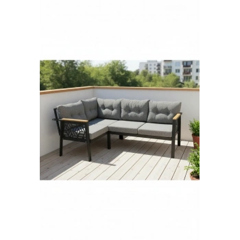 melisa 2+2 Köşe Yön değiştirilebilir Koltuk Takımı Balkon-bahçe-kafe-çay Seti fonksiyonel