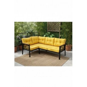 melisa 2+2 Köşe Yön değiştirilebilir Koltuk Takımı Balkon-bahçe-kafe-çay Seti fonksiyonel