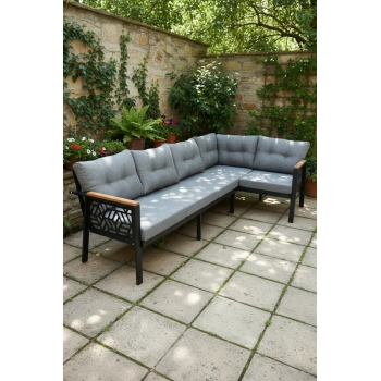 melisa 3+2 Köşe Yön değiştirilebilir Koltuk Takımı Balkon-bahçe-kafe-çay Seti fonksiyonel