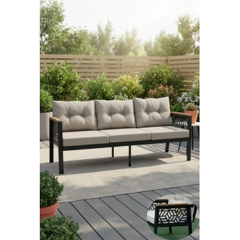 MELİSA 3lü Balkon-bahçe-kafe Çay Seti Koltuk Oturma Takımı-oturma Grubu,ofis Koltuğu