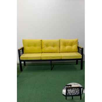 MELİSA 3lü Balkon-bahçe-kafe Çay Seti Koltuk Oturma Takımı-oturma Grubu,ofis Koltuğu