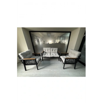 MİAMİ 2+1+1 MELİSA Balkon-bahçe-kafe Çay Seti Koltuk Oturma Takımı-oturma Grubu,ofis Koltuğu