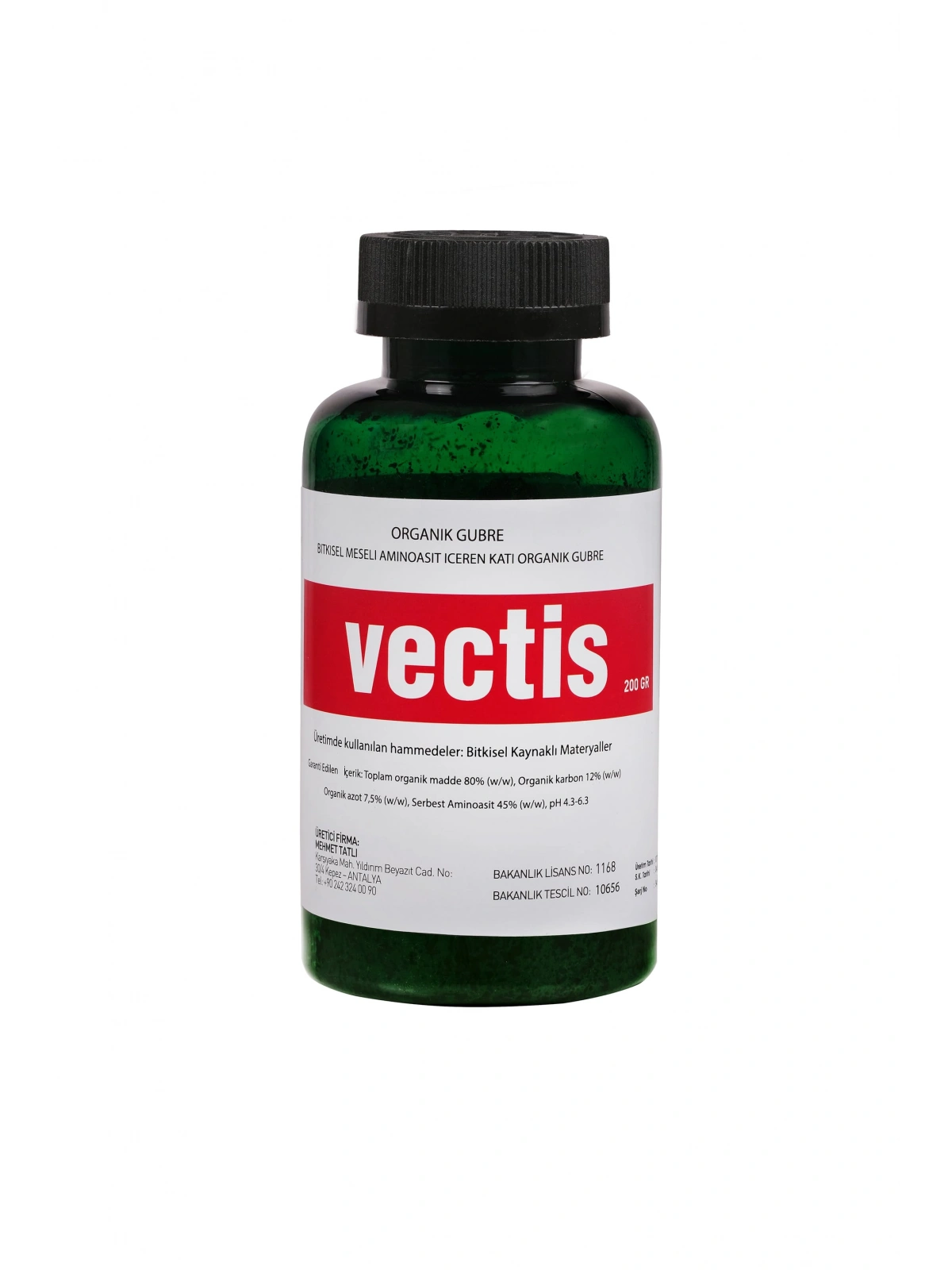 Vectis Red Organik Gübre 200 gr