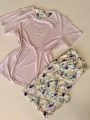 LİLA YARIM KOL PİJAMA TAKIM