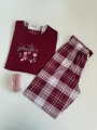 BORDO YENİ YIL PİJAMA