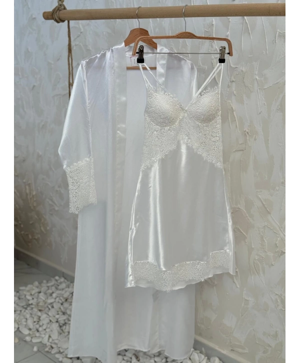 2Lİ SATEN GECELİK SABAHLIK TAKIM