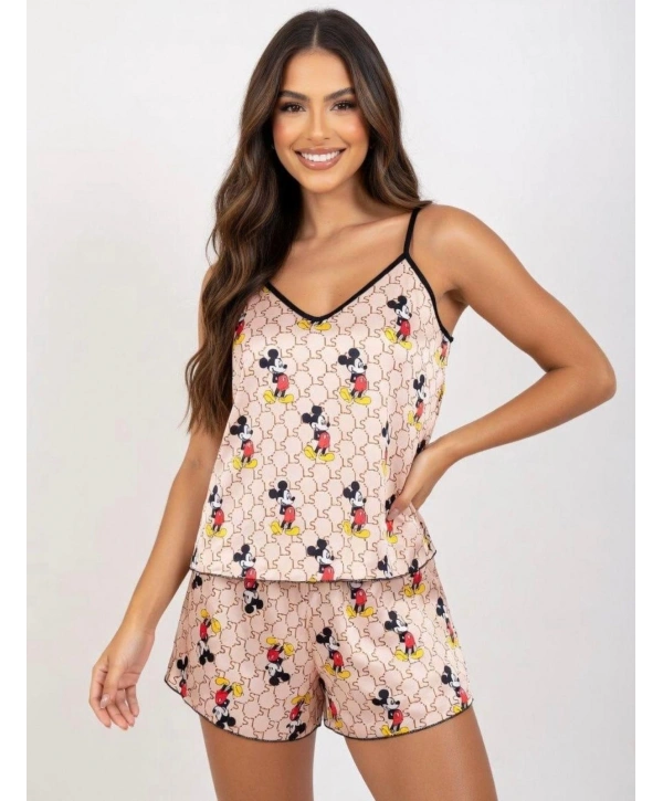 MICKEY MOUSE SATEN ŞORT TAKIM