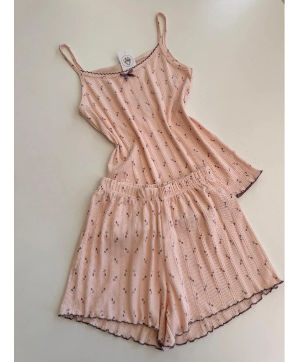 LALE DESEN ASKILI PİJAMA TAKIM