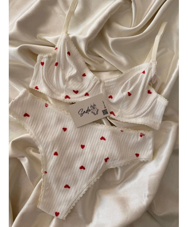 PAMUKLU KALPLİ SÜTYEN TAKIM