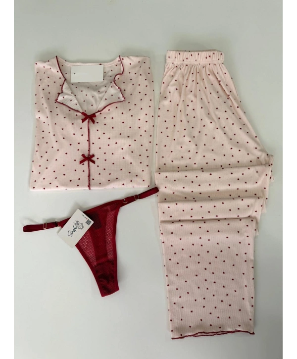 AÇIK YAKA PİJAMA TAKIM