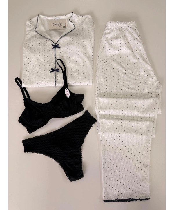 AÇIK YAKA PİJAMA TAKIM