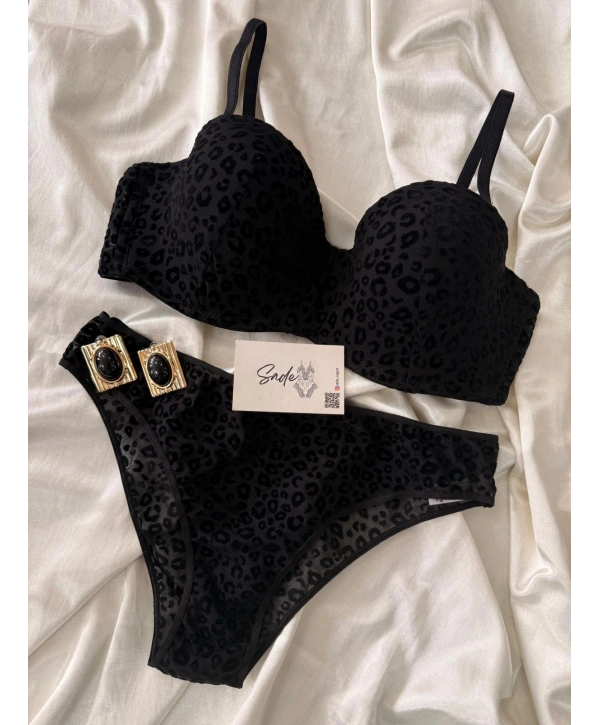 LOTUS LEOPAR SÜTYEN TAKIM