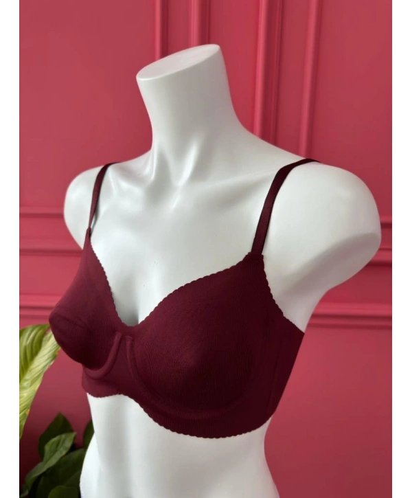 BORDO BALENLİ TOPARLAYICI SÜTYEN