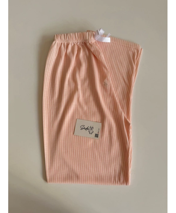 ÇİZGİLİ BAMBU TEK ALT