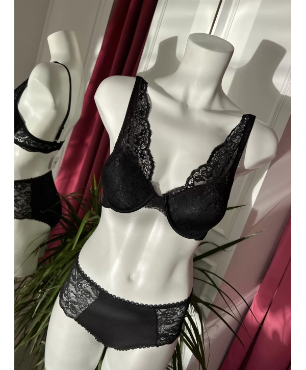 DESTEKLİ DANTEL SÜTYEN TAKIM