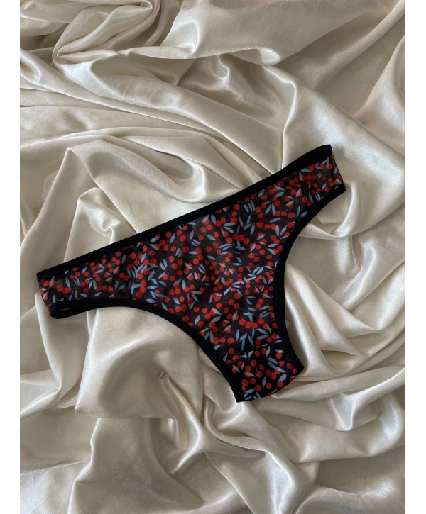 KİRAZ DESEN TÜL KÜLOT