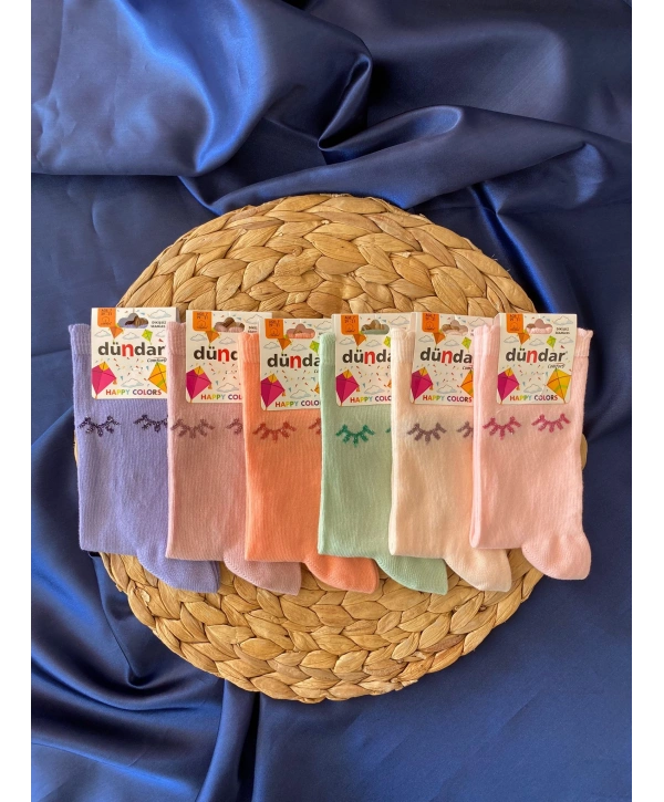 KİRPİK DETAY ÇORAP