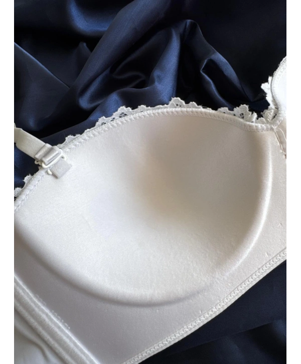 LOTUS ÇİÇEK DOKU STRAPLEZ SÜTYEN