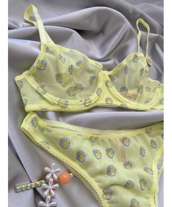 PAPATYA DESEN TÜL TAKIM