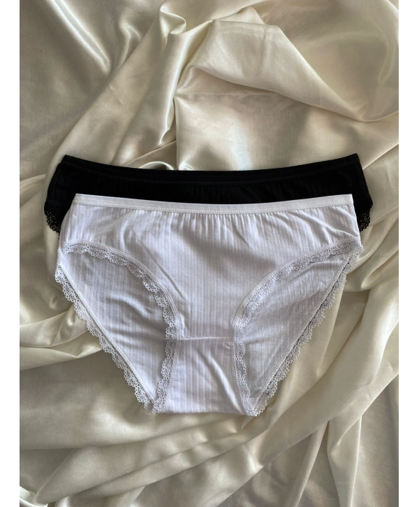 SİYAH FİTİLLİ KÜLOT L-XL