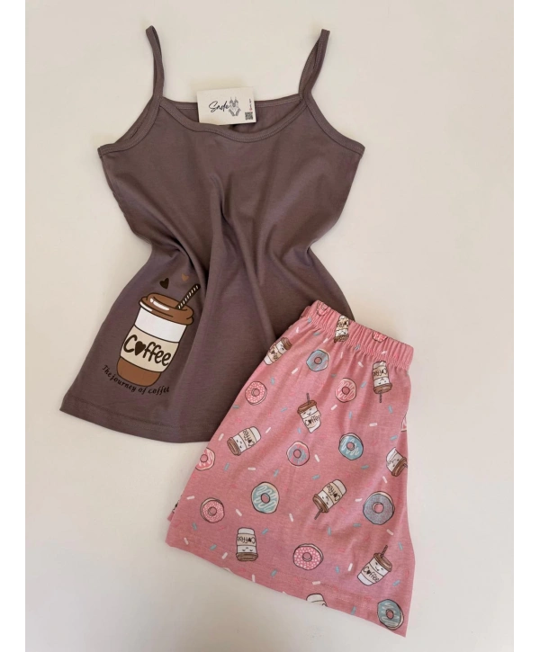 VİZON ASKILI ŞORT TAKIM