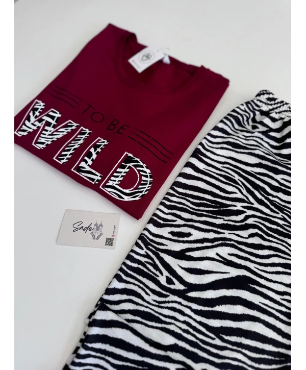 ZEBRA DESEN PİJAMA TAKIM