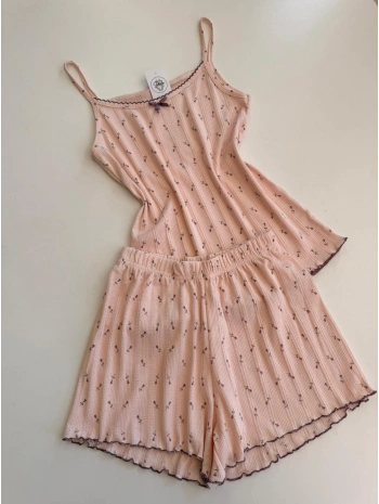 LALE DESEN ASKILI PİJAMA TAKIM