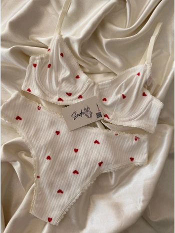 PAMUKLU KALPLİ SÜTYEN TAKIM