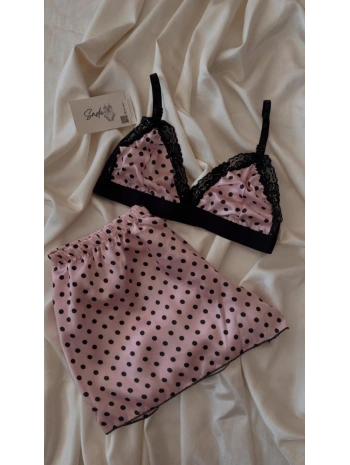 PUANTİYE BRA SET