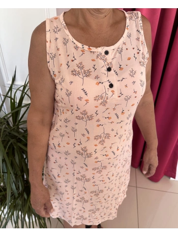 ÇİÇEK DESEN GECELİK