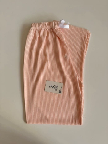 ÇİZGİLİ BAMBU TEK ALT