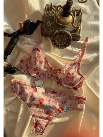 DESENLİ TÜL SÜTYEN TAKIM