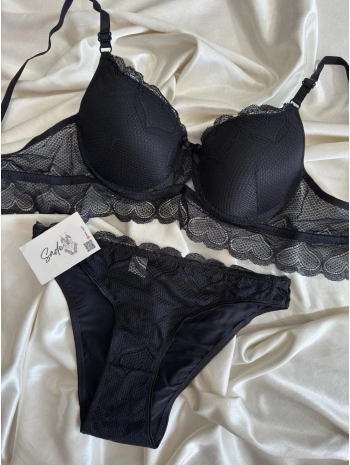 KALP DETAY DESTEKSİZ SÜTYEN TAKIM