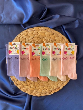 KİRPİK DETAY ÇORAP