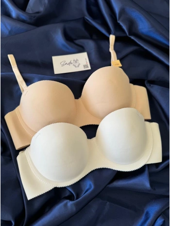 LAZER KESİM DOLGUSUZ STRAPLEZ SÜTYEN