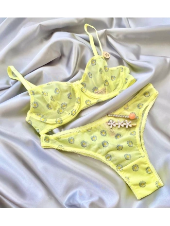 PAPATYA DESEN TÜL TAKIM