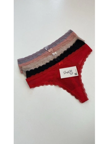 PUANTİYE İP DETAY TANGA