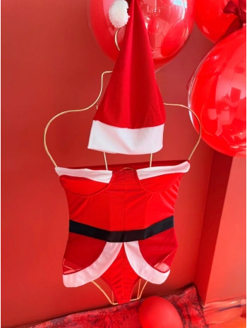 STRAPLEZ NOEL ELBİSESİ