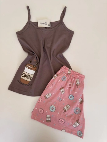 VİZON ASKILI ŞORT TAKIM