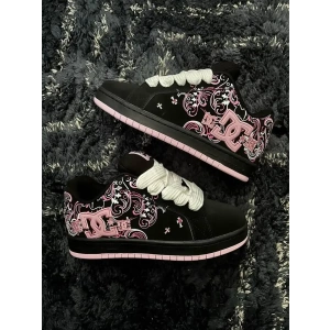 Midnight Dc Siyah Pembe Spor Ayakkabı