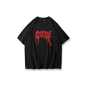 Unisex Revenge Tshirt Siyah