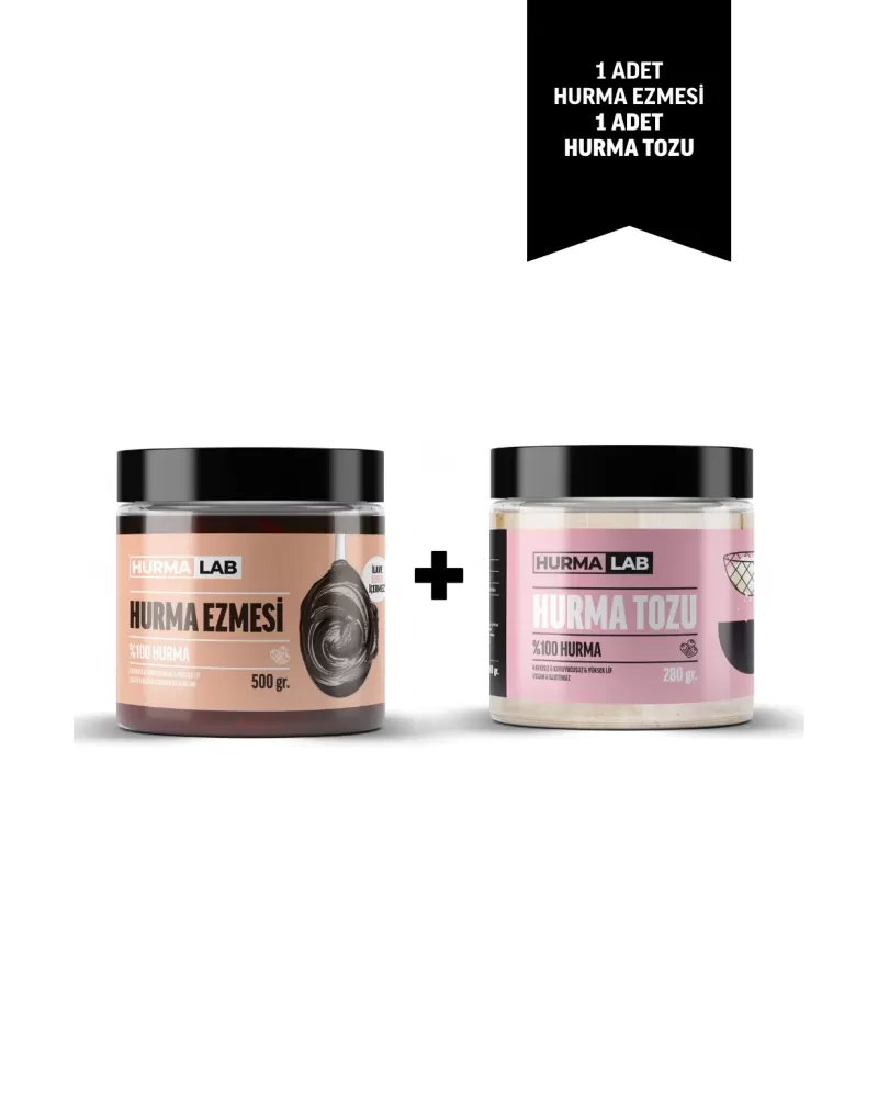 Hurma Ezmesi 500 gr. + Hurma Tozu 280 gr.