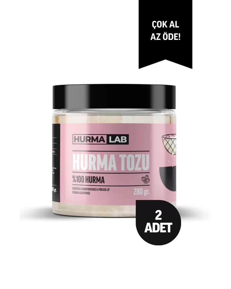 Hurma Tozu 280 gr. 2li Ekonomik Paket