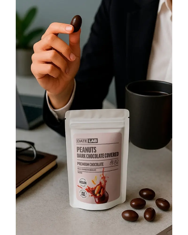 Şekersiz Çikolata Kaplı Yer Fıstığı 3 Adet x 50 gr.