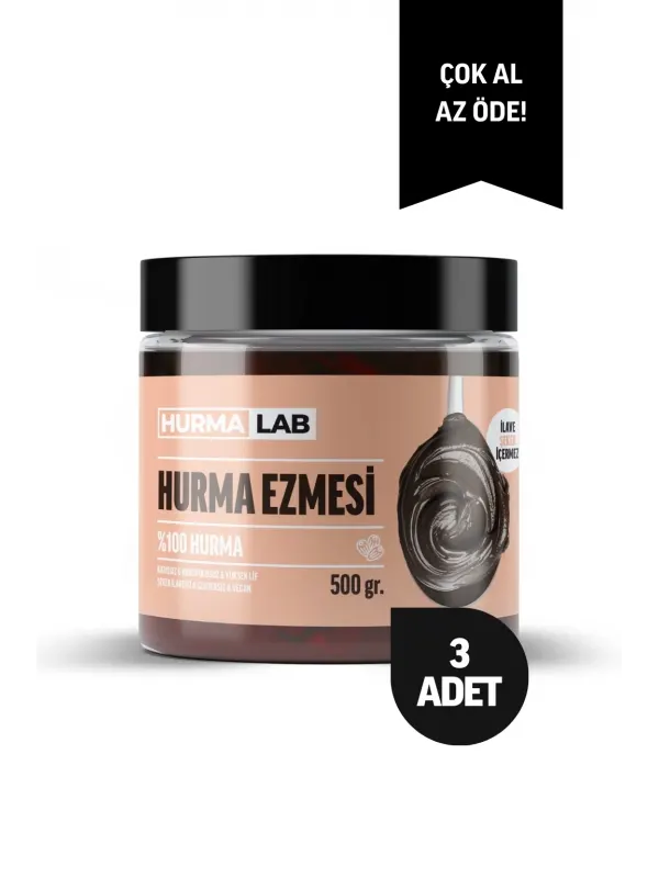Hurma Ezmesi 500 gr. 3lü Ekonomik Paket