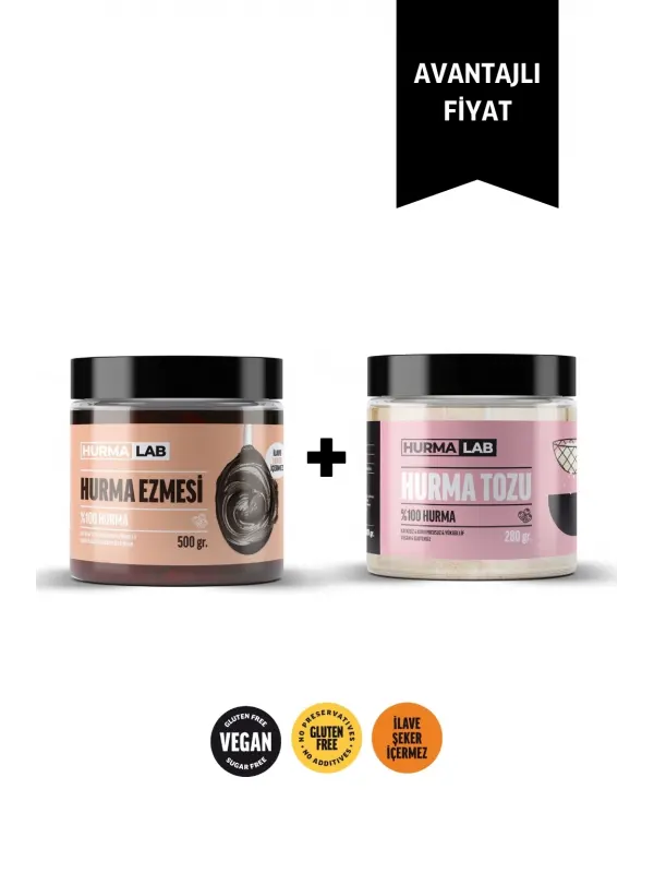 Hurma Ezmesi 500 gr. + Hurma Tozu 280 gr.