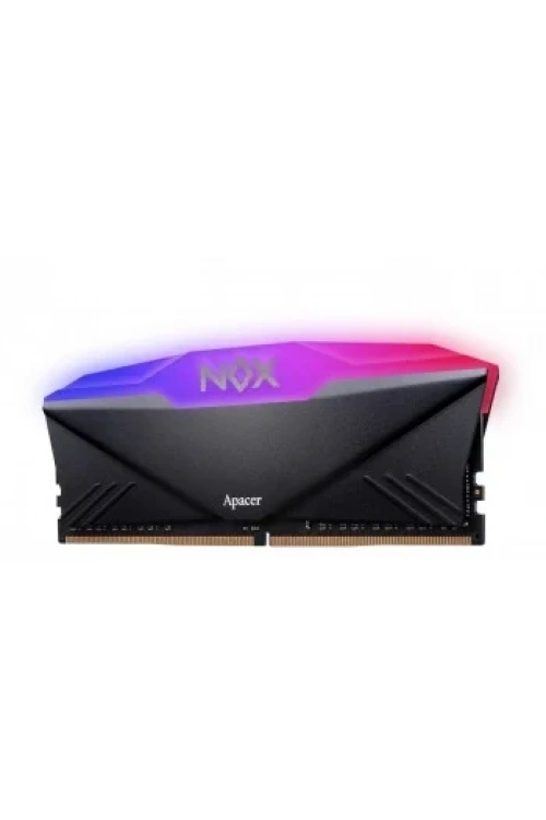 Apacer NOX RGB AURA Black 8GB (1x8GB) 3200Mhz CL16 DDR4 Gaming Ram (AH4U08G32C28YNBAA-1)