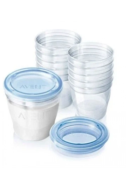Avent Via Anne Sütü Kaplari (10 Adet) (8710103701330)