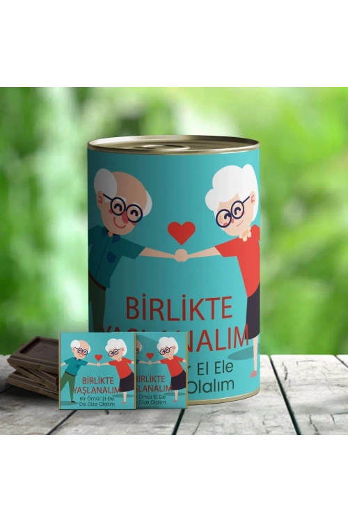 Birlikte Yaşlanalım İlginç Çikolata Konservesi
