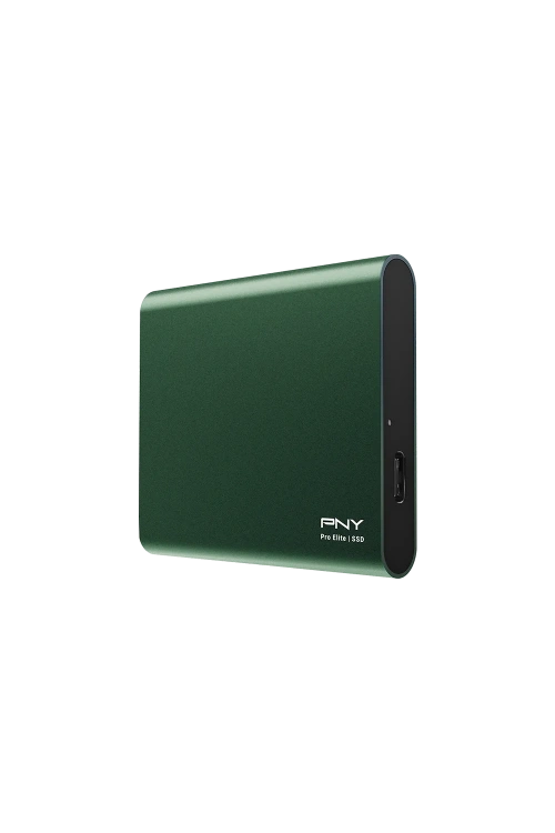 PNY Pro Elite Yeşil 500 GB 865/875MB/s USB 3.2 Gen 2 Type-C Taşınabilir SSD (PSD0CS2060GN-500-RB)